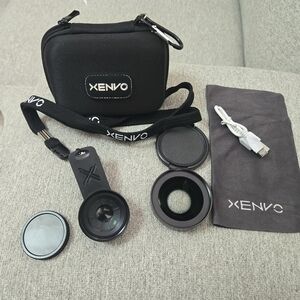Xenvo WML-45 Smartphone Pro Lens Kit with Macro Lens and Wide Angle Lens No LED